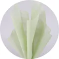 Premium light green milk cotton tissue paper for DIY flower bouquet wrapping and inner lining - Pull-out Milk Cotton / Approx 45 Pieces/Pack (27*27cm) / Dusty Water Green