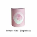 Élégante boîte cadeau cylindrique rose avec motif de rose, pack individuel fête des mères. - 1 Pièce / Mélange Rose