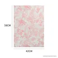 European retro style toile de jouy printed wrapping paper 42x58cm for flower bouquets - European Vintage Printed Paper (58x42cm) / Light Pink