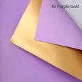 Mist purple and gold flower wrapping paper for floral bouquets and gift packaging - Light Purple + Gold