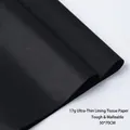 17g ultra-thin black waterproof tissue paper for flower bouquet wrapping 50x70cm - 38 Sheets (50*70cm) / Black
