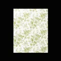 Vintage grünes florales Geschenkpapier mit elegantem Rosenmuster für Blumensträuße - 10 Blatt Set / Blumen Hellgrün