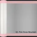 02. Pink Snow Mountain floral wrapping paper roll with wide pink border and waterproof finish - Pink Snow Mountain / 58cm*10Y