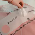 Disposable soft milk cotton lining paper for flower bouquets in honey pink shade - Pull-out Milk Cotton / Small Size 28*28cm (36 Pieces/Pack) / Honey Pink