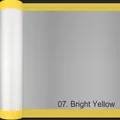 Waterproof clear OPP flower wrapping paper with wide yellow border, style 07 Bright Yellow - Bright Yellow / 58cm*10Y