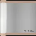 Waterproof transparent OPP flower wrapping paper in 08 Toffee with widened brown border - Toffee / 58cm*10Y