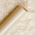 Champagne pearlescent waterproof wrapping paper roll for floral bouquet and gift packaging - 20 Sheets/Pack (50*70CM) / Milk Tea