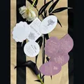 Elegant French style Women's Day greeting cards with floral patterns, 16 pieces set - Modern Minimalist Card / 16 Sheets Pack