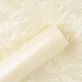 Premium cream pearlescent tissue paper roll for elegant flower bouquet packaging - 20 Sheets/Pack (50*70CM) / Cream Rice
