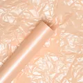 High quality pearlescent pink tissue paper roll for flower bouquet inner wrapping. - 35g Thickened Pearlescent Sydney Paper - Melon Orange / 20 Sheets/Pack