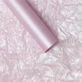 Pink pearlescent tissue paper for flower wrapping with elegant crumpled texture - 38g Thickened Pearlescent Sydney Paper - Taro Purple / 20 Sheets/Pack