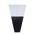 Modern black and white flower bouquet packaging sleeve with embossed LOVE print design - LOVE Bouquet Bag (LOVE Bouquet Bag-Black; Bouquet bag) / Black