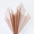 Papier d'emballage floral imperméable semi-transparent couleur caramel de qualité - Glaçage d'Ambre