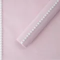 Elegant white pearl bead string trim for floral bouquet packaging and gift decoration - Pack of 5 / Water Pink