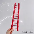 Traditional red bamboo-style fortune ladder decoration for Lunar New Year festival - Rising Ladder Style / Red
