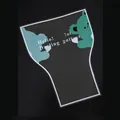 Sac bouquet de fleurs en cellophane noir avec motif d'ours et texte Hello Darling - Sac de Bouquet Cinq Ours (Sac de Bouquet Cinq Ours-Vert; Sac de bouquet) / Vert
