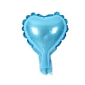 Shining light blue heart-shaped aluminum foil balloon for party and gift decoration - 5 Inch Heart / Light Blue