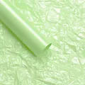 Premium 38g light green pearlescent pear paper for floral bouquet wrapping and lining - 38g Thickened Pearlescent Sydney Paper - Lime Green / 20 Sheets/Pack