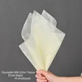 Fresh beige pull-out milk cotton paper for floral bouquets, 45 sheets per pack - Pull-out Milk Cotton / 45 Pieces/Pack (43*56cm) / Fresh Beige