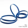 Blue 1.2cm cotton ribbon for DIY crafts and festive decorations, 25 yards long - New Year Decoration Ribbon / 1.2cm*25 Yards / Blue