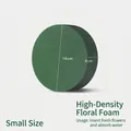 Small 16x4cm high-density round floral foam block for fresh flower DIY arrangements. - Small 16CM