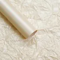 Champagne gold pearlescent 38g thickened wrapping paper for elegant flower bouquets - 38g Thickened Pearlescent Sydney Paper - Milk Tea Color / 20 Sheets/Pack