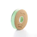 Mint green grosgrain ribbon with white English text for flower gift wrapping. - Mint Green / 2.5cm * 50 Yards/Roll