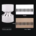 White ballet-style floral puff wrap packaging accessory for flower bouquets 84x46cm - 4th Gen Flower Shaper Plate / 10 Pieces / White
