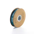 Teal blue grosgrain ribbon with white 'LOVE' text print for flower gift wrapping - Dark Green / 2.5cm * 50 Yards/Roll