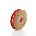 Red decorative grosgrain ribbon with white Love print for gift and flower packaging - Red / 2.5cm * 50 Yards/Roll