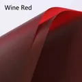 Waterproof semi-transparent matte flower wrapping paper in elegant wine red color - 20 Pieces/Pack (57cmx57cm) / Burgundy