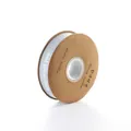 Silver metallic edge ribbon roll with 'none is not you' text for flower gift wrapping - Light Gray / 2.5cm * 50 Yards/Roll