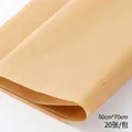 Vintage kraft floral wrapping paper with English newspaper print, 50x70cm, 20 sheets - English Newspaper Wax Style (Gold Text) / 50*70cm (20 Sheets/Pack) / Kraft Color