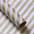 Elegant gold and white diagonal striped tissue wrapping paper for bouquets and cakes - Diagonal Pattern / 50*70cm (ai-20 Sheets/Pack) / Gold