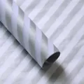 Premium silver and white striped pearlescent tissue paper for elegant floral gift wrapping - Diagonal Pattern / 50*70cm (ai-20 Sheets/Pack) / Silver