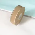 Elegant champagne satijnen lint voor luxe geschenkverpakking en bloemendecoratie - Feeëngaze Lint / 2.5cm Breedte * 10 Yards / Bruin