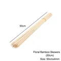 Pack of 48 floral bamboo sticks for flower arrangements and DIY crafts, 50cm long - 50cm (48 Pcs/Pack)