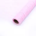 Premium roll of soft pink cloud gauze mesh for decorative floral wrapping and bouquets - Lightning Mesh - Peach Pink *See Details