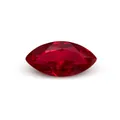 Losse marquise geslepen duivenbloedrode synthetische robijn edelsteen voor sieraden - 4*8mm / Zonder Certificaat