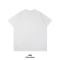Distressed off-white heavy cotton T-shirt with ripped details in American style - Off White