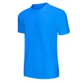 Camiseta deportiva de secado rápido para correr y fitness en un color azul liso - Talla EU 5XS / Tops / Aguamarina
