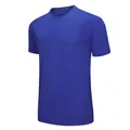 Professional breathable royal blue quick-dry sports T-shirt for running and fitness training - EU Size 5XS / Tops / Royal Blue