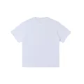 Camiseta blanca minimalista para hombre oversize de algodón peinado de 300g - S / Tops / Blanco