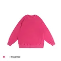Hochwertiges 360G Vintage-Sweatshirt mit Rundhalsausschnitt in Rosérot und Passform - S (US-Größe fällt groß aus) / Oberteile / Fuchsia