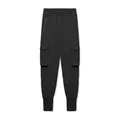 Men's black casual fitness sports joggers with multi-cargo pockets and drawstring - S / Bottoms / Classic Black