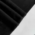 High-quality black faux fur plush fabric used for elegant bouquet flower wrapping materials - Black Rabbit Plush (1.5*0.5M) / Black