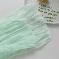 Carta da imballaggio per fiori verde menta chiaro con trama fine pieghettata - Confezione da 5 / Verde chiaro