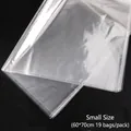 Bolsas antipolvo electrostáticas transparentes para ramos, tamaño pequeño 60x70cm - S / 19 Piezas/Paquete