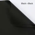 Premium matte black waterproof floral wrapping paper for elegant flower bouquet packaging - Black + Black