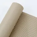 Eco-friendly brown honeycomb packing paper roll for floral and gift gift wrapping - In Roll / 50cm*10Y / Khaki